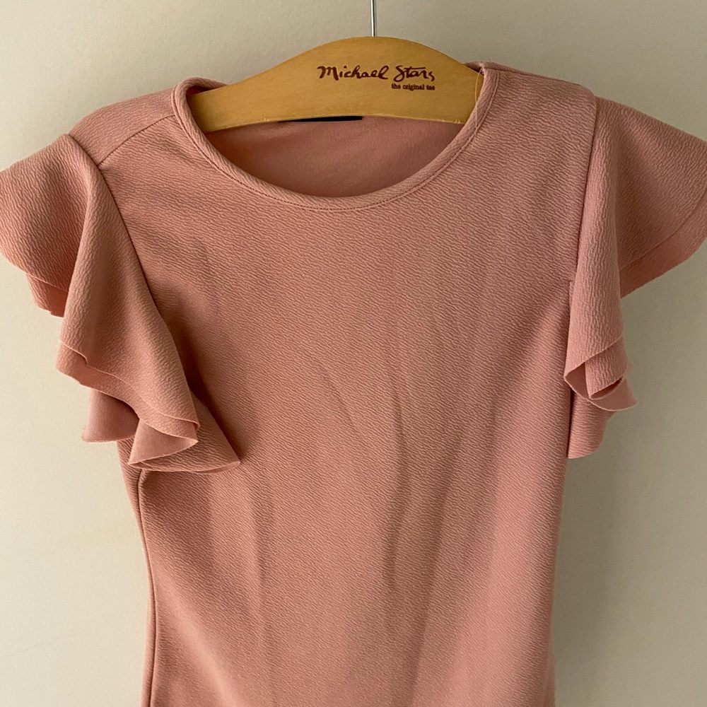 pink bodysuit top